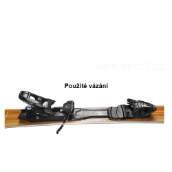 Použité lyže - set Wex WOOD 130 - Natur - Tyrolia SP 10 GW 