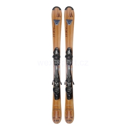 Použité lyže - set Wex WOOD 130 - Natur - Tyrolia SP 10 GW - 